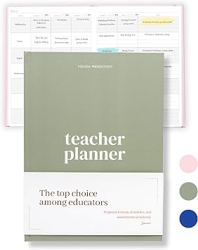 Lamare Teacher Planner 2026-2027 Academic Year Undated Lesson Plan Book