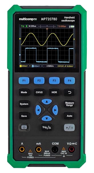 Handheld Oscilloscope (2 Channel, 70MHz)
