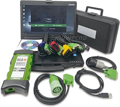 New 2025 v1 Heavy Duty Truck Scanner for DLA 2.0 2025 v1 Software Diagnostic Service Kit for J P0 Diagnostic Tool with Laptop Tool with Laptop CF53