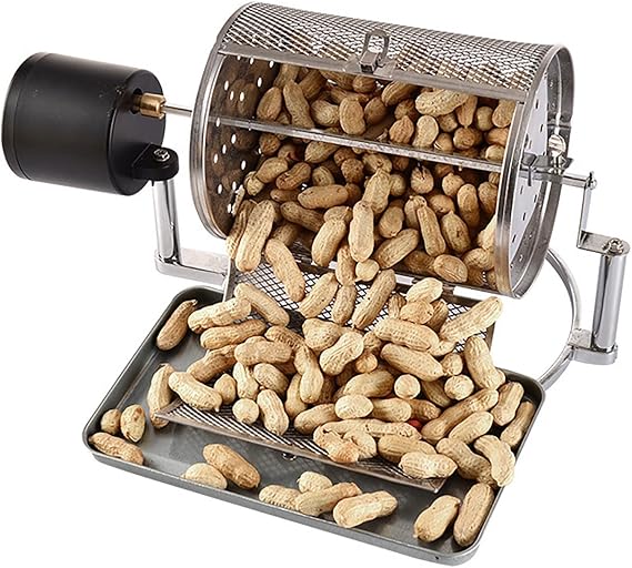 Coffee Roaster Machine - Electric Peanut Bean Roasting Machine for Home, Adjustable 1~33 RPM Speed, Household Coffee Bean Roaster