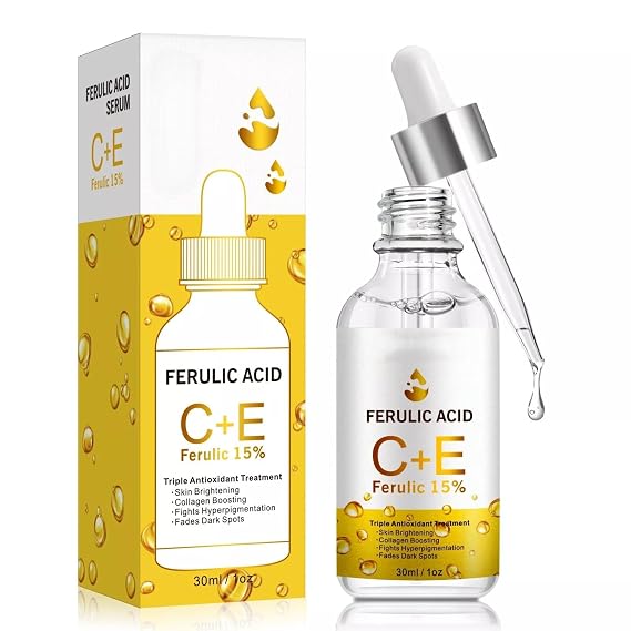 Elite CE Ferulic Facial Serum 15% L-Ascorbic Acid, Ferulic Acid Vitamin E & Hyaluronic