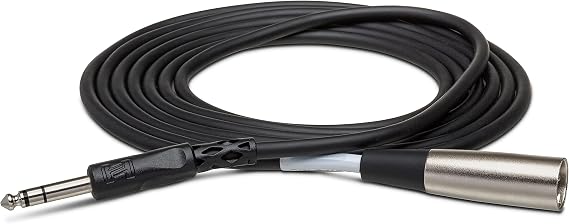 Hosa STX-105M 1/4" TRS - XLR3M Balanced Interconnect Cable, 5 Feet