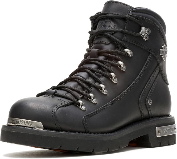 Harley-Davidson Men's Electron 6.00-Inch Motorcycle Boots D96017