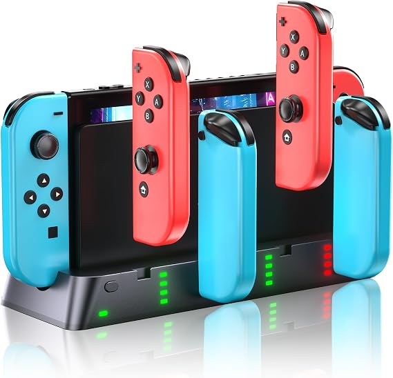 Switch Controller Charging Dock Compatible with Switch &OLED, LED Indicator