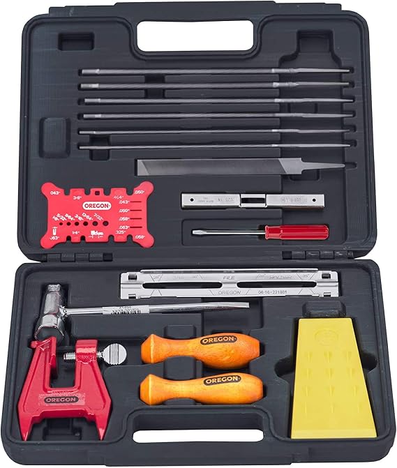 Oregon Chainsaw Chain Sharpening Kit with Hard Case