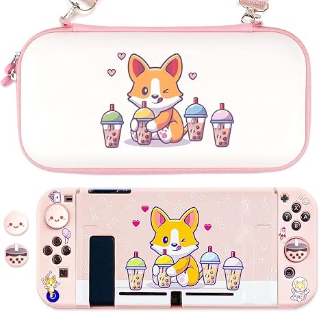 BelugaDesign Corgi Boba Carrying Cas