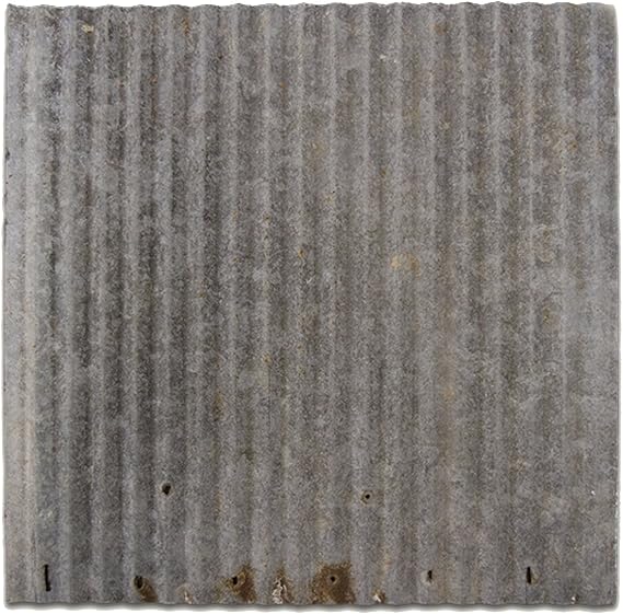 Upcycled 2'x2' Dakota Barn Tin Ceiling Tile - Majority Galvanized - Works with Standard Drop Grid