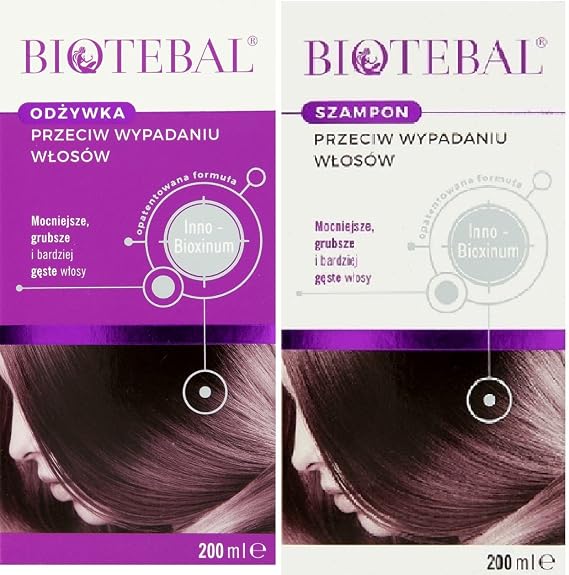 BIOTEBAL SET SHAMPOO & CONDITIONER AGAINST HAIR LOSS/SZAMPON ODZYWKA ZESTAW