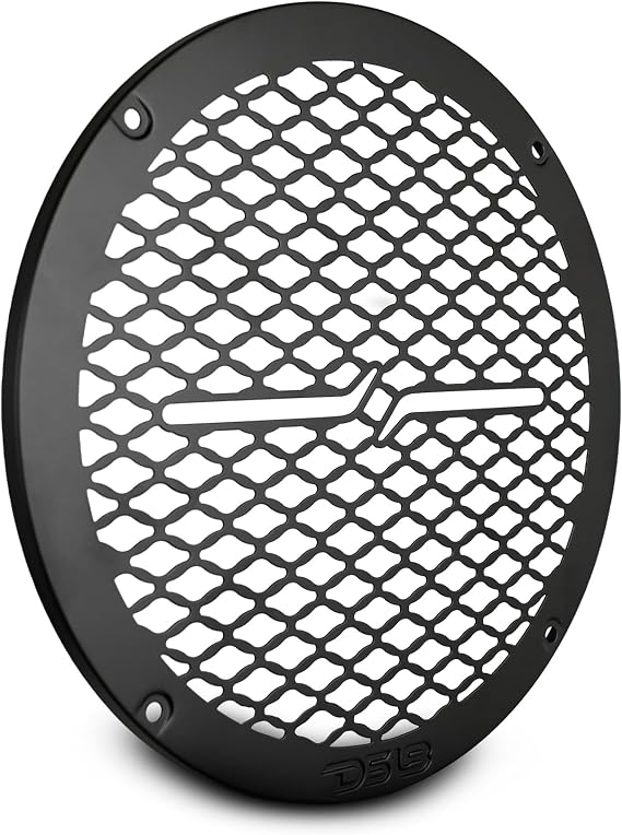 DS18 PRO-GRILL8MS/BK 8" Universal Shallow Speaker Grill - Cover Steel Metal Mesh - Designed for Mid Range Speakers - Black - Single
