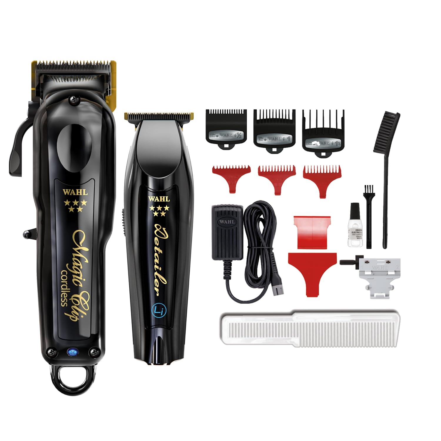 Wahl Professional 5 Star Cordless Magic Clip & Cordless Detailer Li Combo - Model 56458