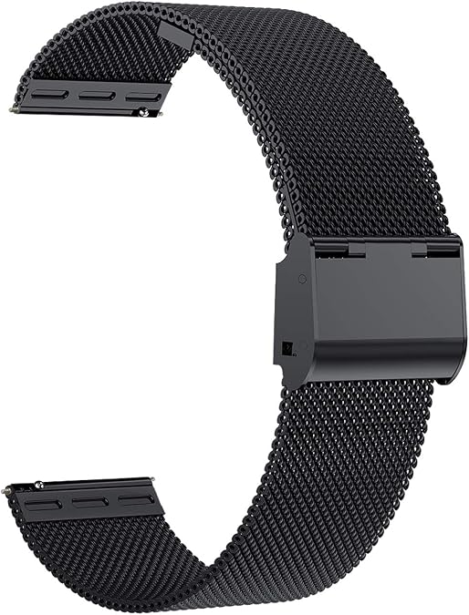 Watch Bands,16mm 18mm 20mm 22mm Replacement Stainless Steel Metal Mesh Band,Quick Release Watch bands Metal Bolt,Smart Watch Wristbands for Men Women.