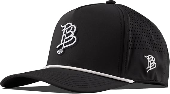 Branded Bills BB Golf Cutout Curved 5 Panel Hats for Men