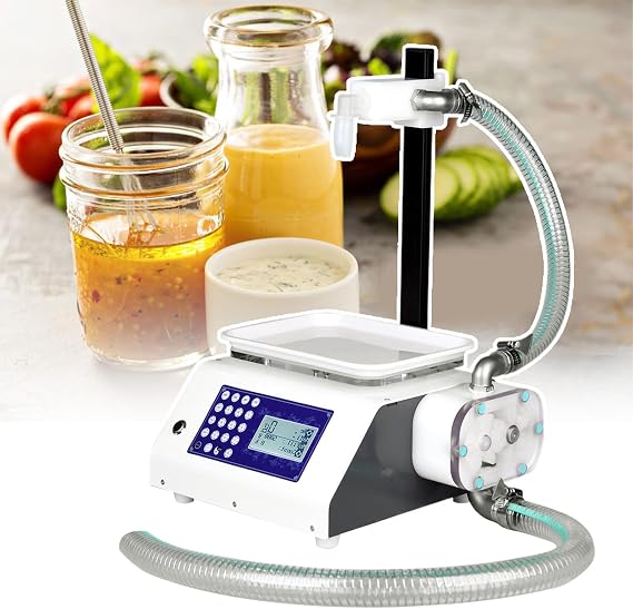 Viscous Liquid Filling Equipment | Automatic Honey Filling Machine | Digital Control Weighing Filler Machine,Automatic start & stop/Suitable capacity: 50-10000g,500bottles/h(500g)
