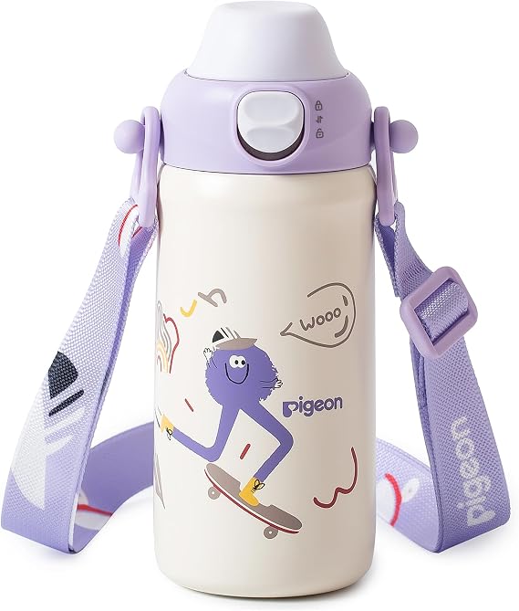 PIGEON Skateboarding Lone-legs Kids Insulated Stainless Steel water Bottle