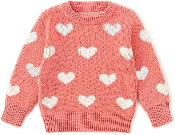GRNSHTS Baby Girls Loose Long Sleeve Knit Sweater