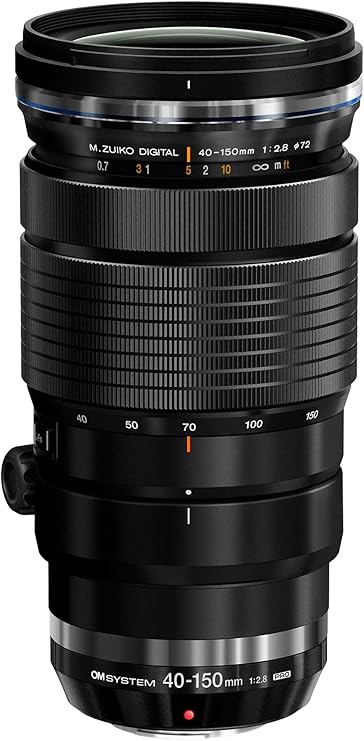 OM SYSTEM Olympus M.Zuiko Digital ED 40-150mm F2.8 PRO for Micro Four Thirds System Camera, Light Weight Powerful Zoom, Weather Sealed Design, Compatible with Teleconverter