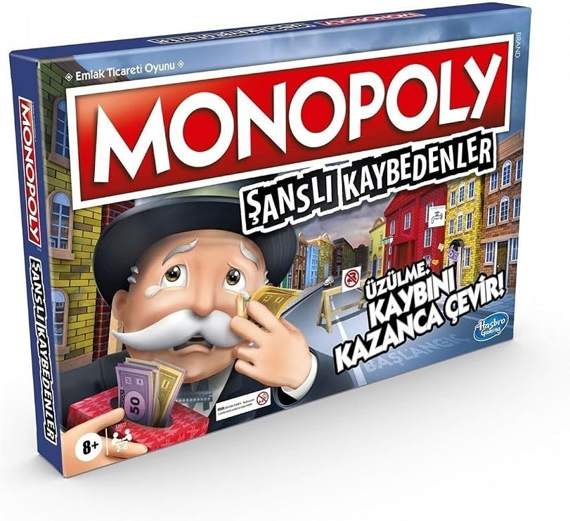 Hasbro Gaming Monopoly Şanslı Kaybedenler Kutu Oyunu