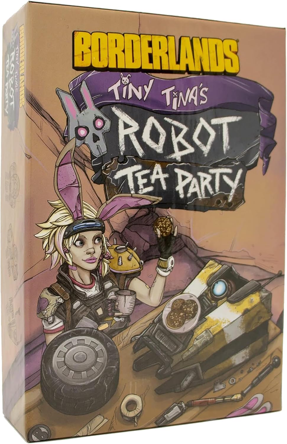 Nerdvana Game: Borderlands: Tiny Tinas Robot Tea Party - Roleplaying Card Game, Strategy Game, Officially Licensed, Ages 13, 2-5 Players, 15 Min
