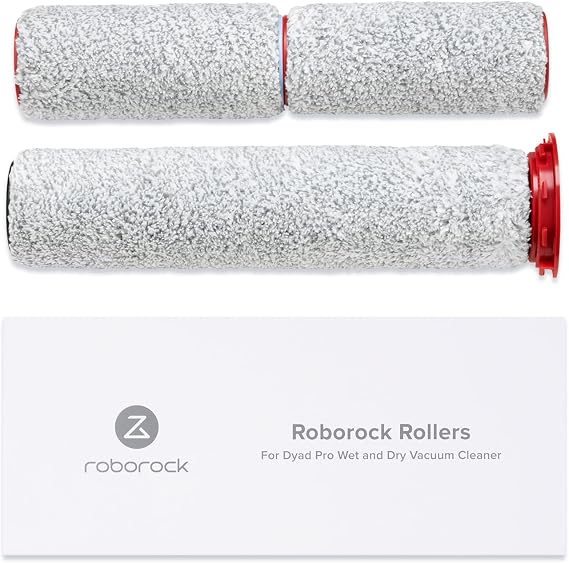 roborock 3 Pcs Soft Roller Brush for Dyad Pro/Dyad Pro Combo Cordless Wet Dry Vacuum Cleaner, Mop Vacuum Replacement Parts Accessory Kit