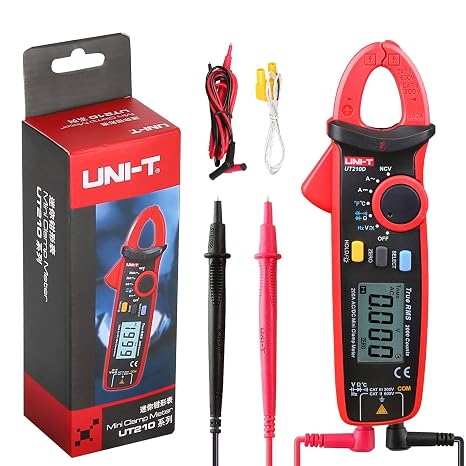 UNI-T UT210D Digital Clamp Meter AC/DC Current Voltage Resistance Capacitance Multimeter