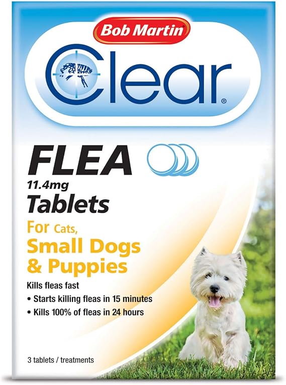 Bob Martin Clear Flea Tablets for Small Dogs and Puppies