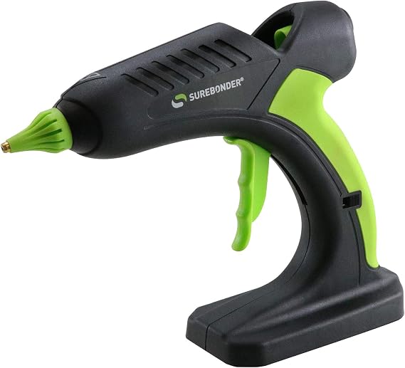 Surebonder 18V Ryobi Battery Powered Fully Cordless Hot Glue Gun, Professional, Full Size for DIY, Crafting, Repairs, 60 Watt, Battery and Charger NOT Included - Tool Only