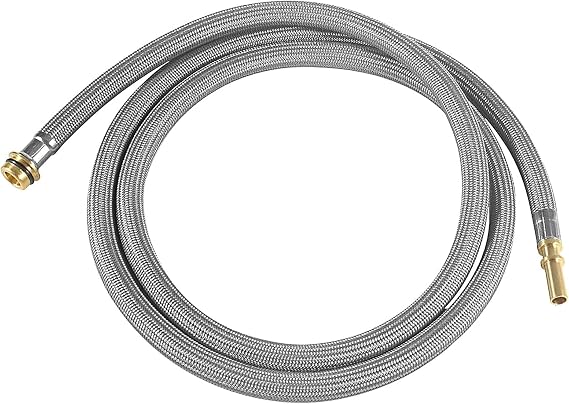 88624000 Pull-Out Hose Replacement for Hansgrohe&Grohe Kitchen Faucets59-Inch Premium Spray Hose with Brass Connectors, Compatible with 95507000, 95506000&48293000Durable Pull-Down Faucet Hose Kit