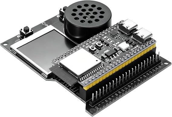 ESP32 S3 ESP-S3-Devkitc-1 N16R8 Motherboards with IPEX Interface + XiaoZhi Base Board ESP32 S3 Boards with WiFi Bluetooth 5.0 Type-C Interface Compatible with Arduino