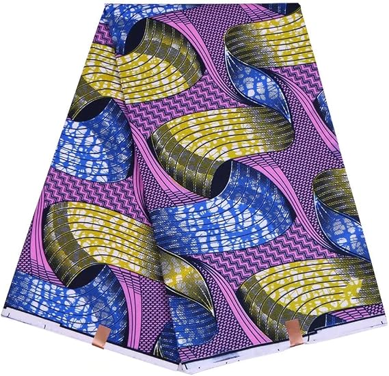 African Fabric 6 Yard Printed Wax Cloth African Ankara Fabric for Party Dress 6079