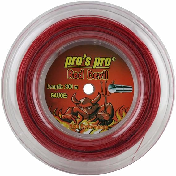 Pro's Pro Red Devil - Red 1.19mm Tennis String 200m