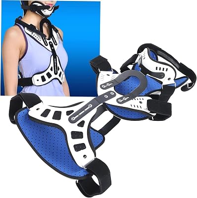 McbeAn Orthopedic Chest Traction Device, Thoracic Brace, Head, Neck and Chest Brace, Waist and Neck Support Fixed Brace, Adjustable Design, Torticollis Adjustable Fixed Brace