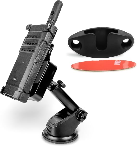 Lido Windshield Dash Mount for Motorola Wave TLK110 TLK100 and SL300 with Mic Holder