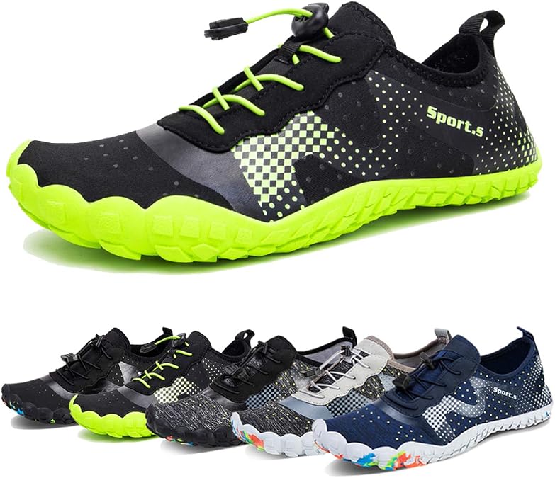 Water Shoes for Men Barefoot Quick-Dry Aqua Sock Outdoor Athletic Sport Shoes for Kayaking, Boating, Hiking, Surfing, Walking