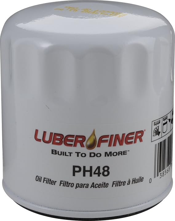 Luberfiner PH48 Engine Oil Filter Fits Select Buick, Cadillac, Chevy, GMC, Pontiac, Saturn (2007-11), Chrysler, Dodge, Jeep (2007-11), (Pack of 12)