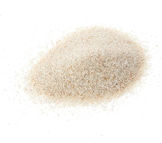 Amtra Amtra White Quartz - Extra Fine White Quartz Aquarium Sand, Freshwater or Salt Water, 0.1-0.7mm Grains, 11 lbs Quantity