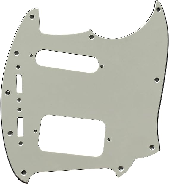 Guitar Pickguard For Fender Kurt Cobain Jag-Stang Style Guitar Parts (3 Ply Parchment)