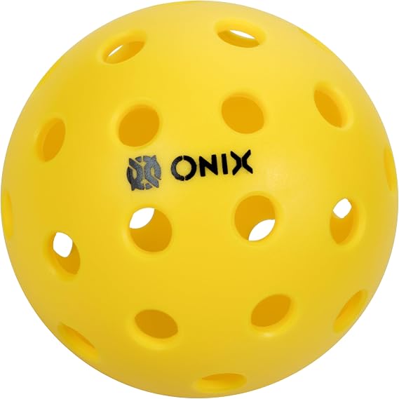 Onix Pickleball Outdoor Balls Pure 2 and Dura 40 Pack for Durable, High-Performance Play on Outdoor Courts