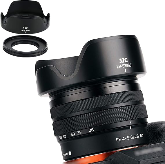 Lens Hood with 40.5mm Filter Adapter for Sony FE 28-60mm F4-5.6 SEL2860