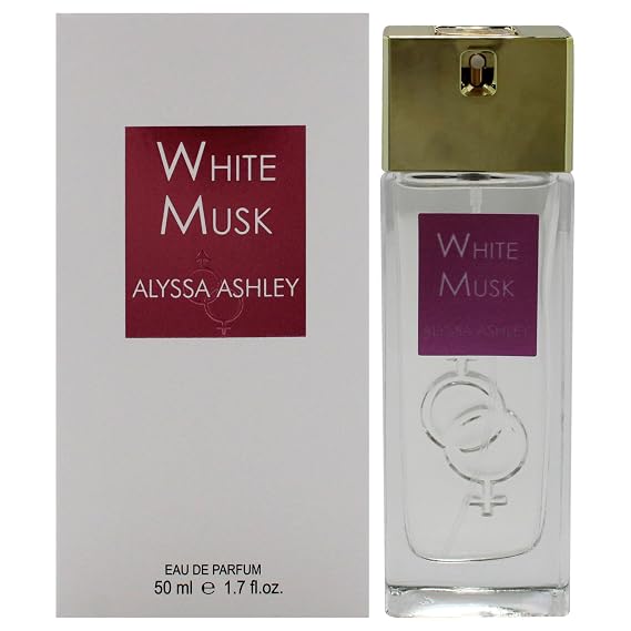 Alyssa Ashley White Musk - Luxurious Perfumes for Women with Sicilian Bergamot and Ylang Ylang - Long Lasting Women Perfume - 1.7 oz EDP Spray