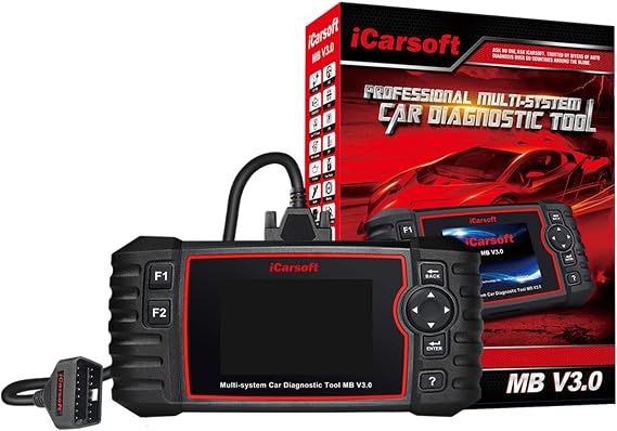 iCarsoft MB V3.0 Pro Car Diagnostic Case Compatible with Mercedes Sprinter and Smart - Professional Diagnostic Tool