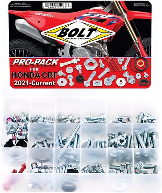 Bolt Motorcycle Hardware PRO-Pack CRF