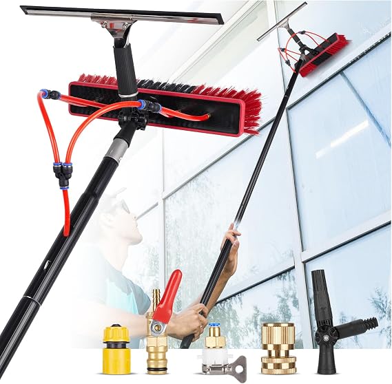 32ft Water‑Fed Pole Cleaning Kit(32.8ft)