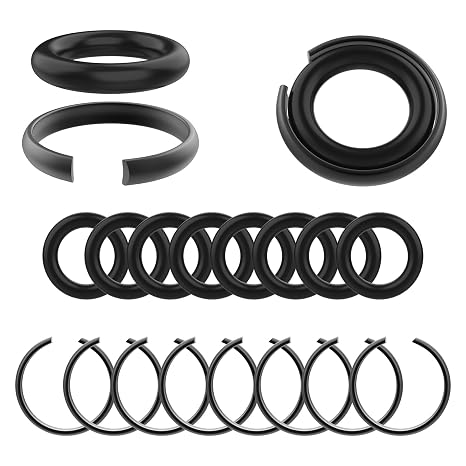 3/8" Impact Retaining Ring, 10 pcs Impact Friction Ring with O-Ring