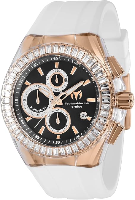 Technomarine Men's Cruise Original Chronograph Quartz Watch, White, TM-121160