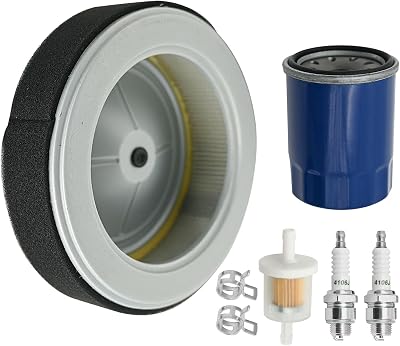 Anxingo 15400-PLM-A02 Oil Filter 17210-Z6L-010 Air Filter Kit Replacement for Honda GX630 GX660 GX690 Small Engine Lawnmower Parts