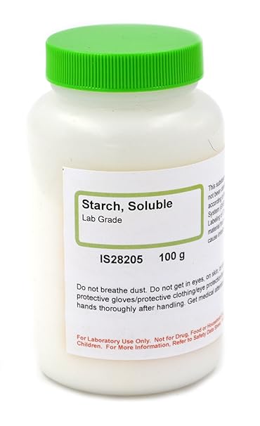 Lab-Grade Soluble Starch, 100g - The Curated Chemical Collection