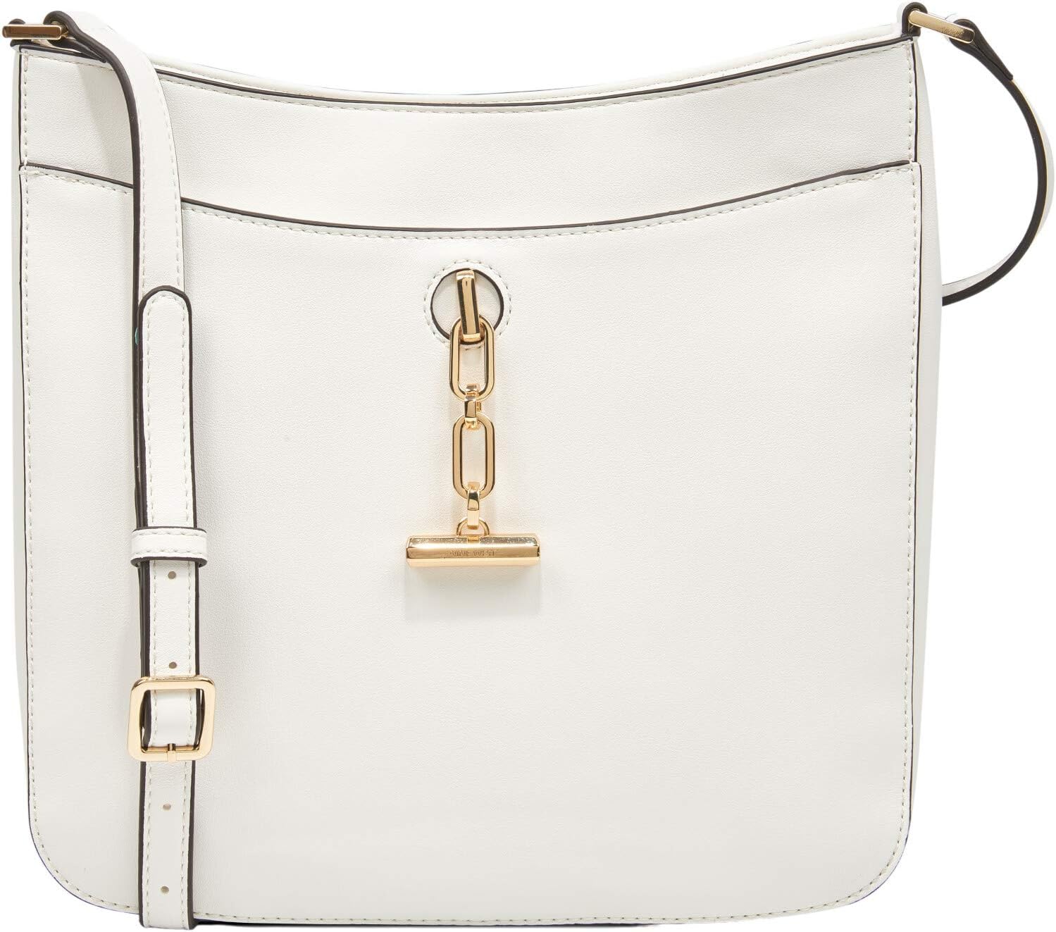 Nine West Womens Rumena Levy Crossbody Cross Body Bag - White