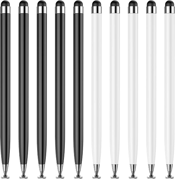 10PCS Stylus Pen for Touchscreen,Lightweight 2 in 1 Design | Stylus Pen for iPad,Nintendo Switch,iPhone, Android Tablets Capacitive Touch Screen,Stylus for Drawing,Note-Taking & Gaming