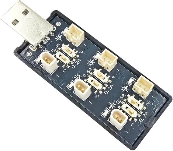 1S リポバッテリー USB 3.8V/4.35V 充電器 6チャンネル 1S LiHV 充電器 EMAX Tinyhawk Blade Inductrix Tiny Whoop Inductrix FPV Plusバッテリー Micro betafpv bt2.0 JST-PH 2.0 mCX mCPXコネクタ用