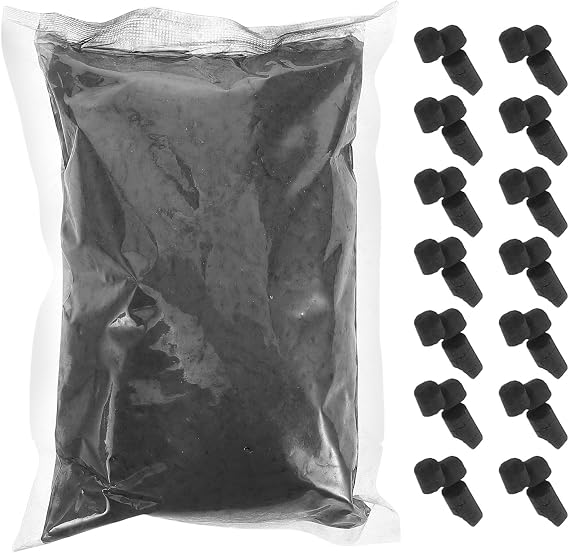 Kichvoe Kitchen Composter Activated Charcoal Filter Replacement, 1 Bag Pellet Odour Absorbing Carbon Filter Compatible with Electric and Smart Compost Bins for Kitchen Trash Caddy